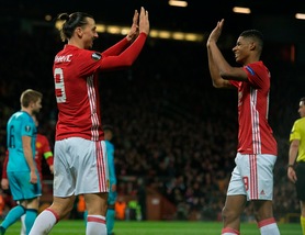 Europa League: Manchester United-Feyenoord 4-0; Austria Vienna-Astra Giurgiu 1-2