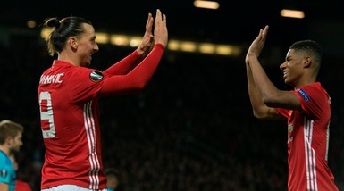 Europa League: Manchester United-Feyenoord 4-0; Austria Vienna-Astra Giurgiu 1-2