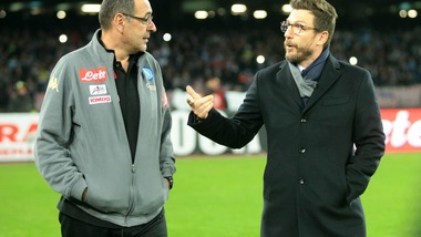 Serie A Sassuolo, Di Francesco: «Pari giusto contro il Napoli»