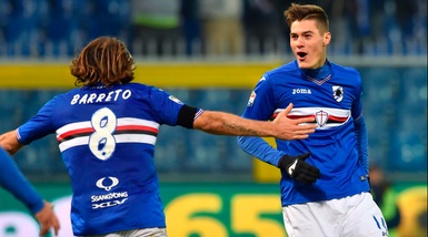 Serie A, Barreto e Schick abbattono Mihajlovic: Sampdoria-Torino 2-0
