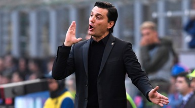 Milan, Montella: «Lapadula ha fatto gol da attaccante vero»