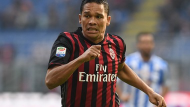 Serie A Milan, Bacca in dubbio per la Roma