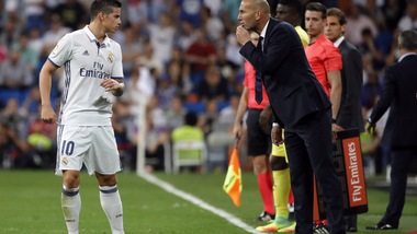 Zidane: «James Rodriguez? E' un problema»