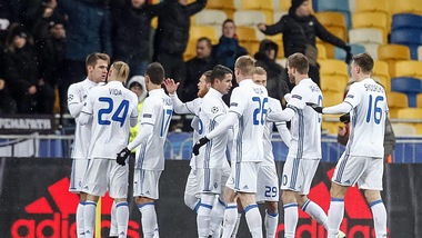 Dinamo Kiev-Besiktas, valanga di gol nel freddo di Kiev