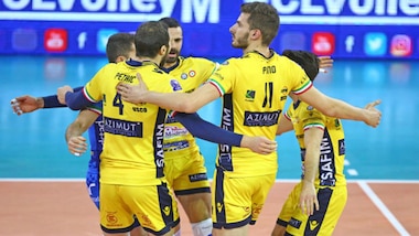 Modena vince al quinto set. Civitanova sbatte contro il muro di Berlino