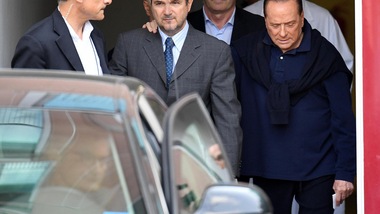 Silvio Berlusconi al San Raffaele per controlli