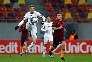 Astra Giurgiu-Roma 0-0: Spalletti ai sedicesimi da imbattuto