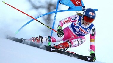 Sestriere, in testa l'americana Shiffrin: Curtoni al 13° posto