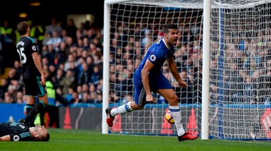 Chelsea, la nona sinfonia: Costa stende il WBA, Conte ancora in testa