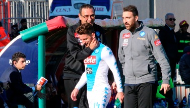 Napoli, Sarri: «Mertens? Spero possa essere il suo anno»
