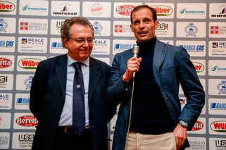 Allegri, stile Juventus per i premi Ussi