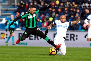 Sassuolo-Inter 0-1: decide il gol di Candreva