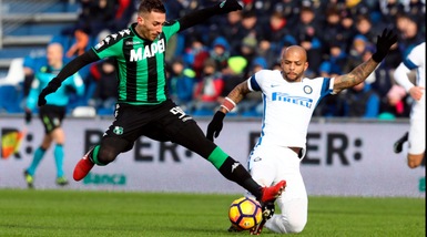 Sassuolo-Inter 0-1: decide il gol di Candreva