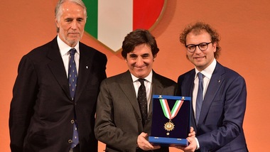 Cairo premiato al Coni con il Collare d'oro