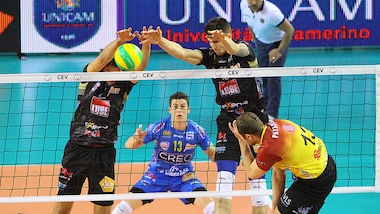 La Cucine Lube supera 3-0 il Dukla Liberec e torna in corsa