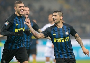 Serie A, Inter-Lazio 3-0. Show argentino con Banega e Icardi