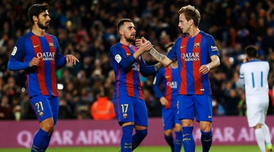 Coppa del Re, goleade per Barcellona e Siviglia. Passa anche il Valencia