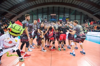 Sir Safety Perugia all'11. vittoria consecutiva. 3-0 al Roeselare