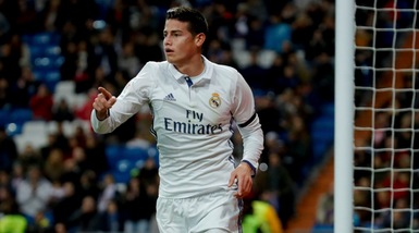 Real Madrid, Mendes: «James Rodriguez non andrà via a gennaio»