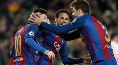 Champions League, Barcellona-Psg 6-1: Neymar fa la storia. E il Benfica è ribaltato a Dortmund