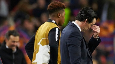 Champions League, Emery senza parole: «Il Psg ha sbagliato molto, ma l'arbitro ci ha messo del suo»