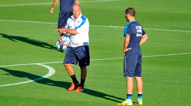 Bonucci salta l'allenamento, si teme per Italia-Albania