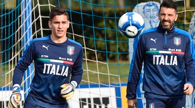 Italia, per Meret compleanno speciale con il suo "idolo" Buffon