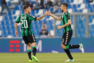 Serie A, Sassuolo-Sampdoria 2-1: Ragusa e Acerbi rimontano Schick