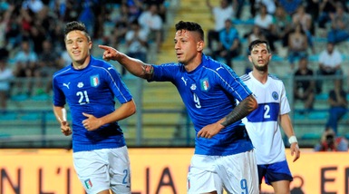 Italia-San Marino 8-0, Lapadula e Caldara show