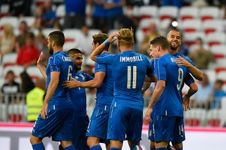 Italia-Uruguay 3-0: tris azzurro alla Celeste