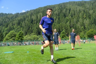 Roma, allenamento a Pinzolo: c'è anche Florenzi