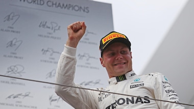 F1: felicità Bottas, delusione Hamilton
