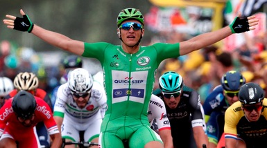 Tour: Kittel fa poker e 13, Froome resta leader davanti a Aru
