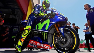 MotoGp, Yamaha: Rossi si allena al Misanino