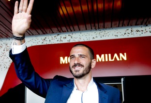 Bonucci al Milan, balzo dei rossoneri nelle quote scudetto