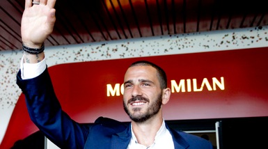 Bonucci al Milan, balzo dei rossoneri nelle quote scudetto