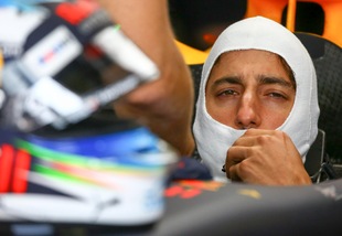 F1 Red Bull, 5 posizioni in meno per Ricciardo