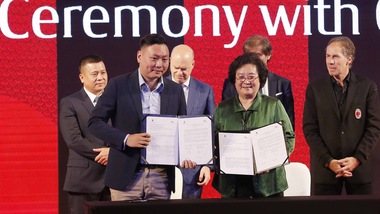 La presentazione del Milan in Cina è top