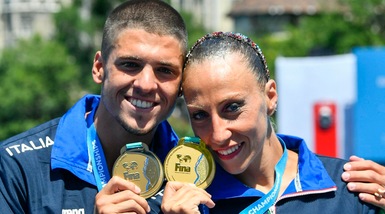 Mondiali nuoto sincronizzato, grande Italia: oro nel duo misto