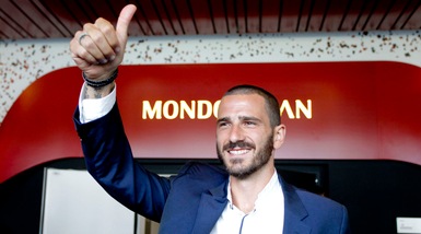 #HungrierThanEver, Bonucci lancia l'hashtag: «Milan, sposterò gli equilibri»