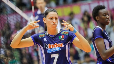 La centrale Raphaela Folie alla vigilia di Italia-Turchia