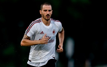 Milan, primo allenamento in Cina per Bonucci