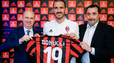 Milan, Bonucci: «Grazie a Kessie per la maglia numero 19»