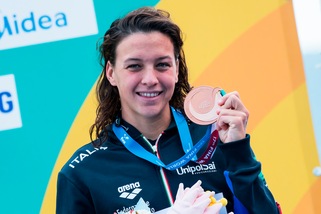 Mondiali nuoto, ancora una medaglia: Bridi bronzo nella 25 km femminile