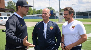 Roma, l'ad Gandini suona la carica: «Siamo noi l'anti Juve»