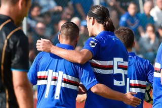 Serie A Sampdoria-FeralpiSalò 1-0. In rete Caprari