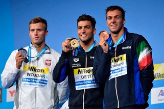 Mondiali nuoto, pazzesca Italia: Detti oro e Paltrinieri bronzo