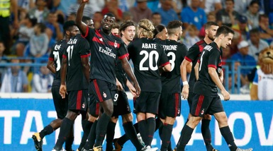 Craiova-Milan: superato l'8% di share su TV8