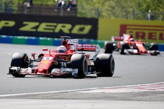 F1 Ungheria, doppietta Ferrari: Vettel vince, secondo Raikkonen