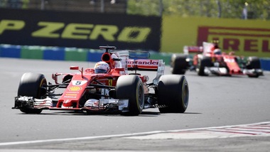 F1 Ungheria, doppietta Ferrari: Vettel vince, secondo Raikkonen